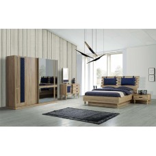 8010 Riga Meşe yatak odası tk/bedroom meşe